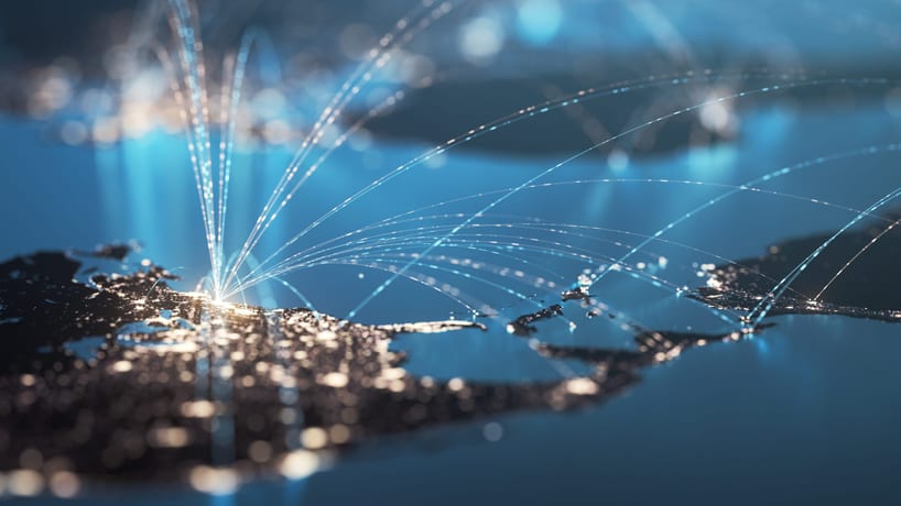 global computer network connecting to other networks