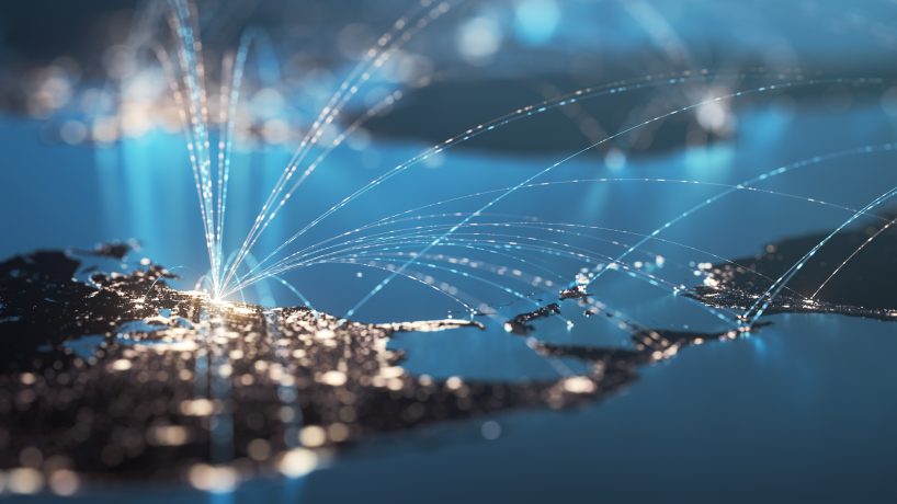 global computer network connecting to other networks